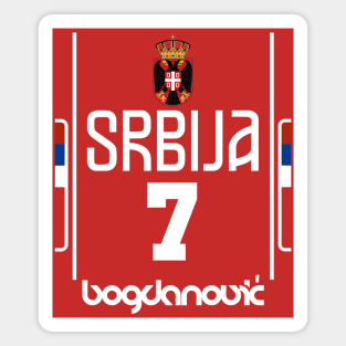 Bogdan Bogdanovic Retro Serbia Euro Basketball Fan Art Magnet